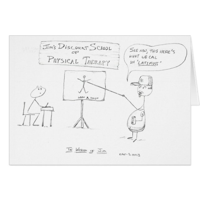 Die Klugheit von Jim: Körperliche Therapie-Schule (Vorderseite (Horizontal))