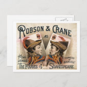Die Knaven von Shakespeare Postkarte (Vorne/Hinten)