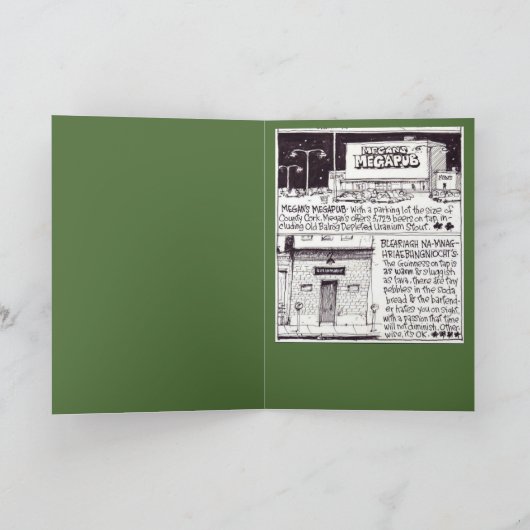 Die Kneipen-Karte Karte (Innenseite)