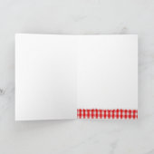 Die Knie der Biene - Grußkarte im Inneren Dankeskarte (Innenseite)