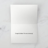 Die Knie-Glückwunsch-Karte der Biene Karte (Innenseite)