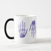 Die Knochen der menschlichen Hand Verwandlungstasse (Links)