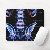Die Knochen des unteren Rückens Mousepad (Mit Mouse)
