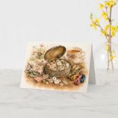 Die Knopfdose Karte (Gelbe Blume)