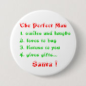 Die Knöpfe des perfekten Mannes Button (Vorderseite)