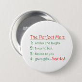 Die Knöpfe des perfekten Mannes Button (Vorne & Hinten)