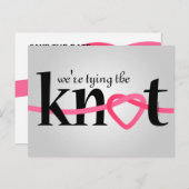 Die Knot STD-Postkarte binden Ankündigungspostkarte (Vorne/Hinten)