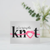 Die Knot STD-Postkarte binden Ankündigungspostkarte (Stehend Vorderseite)