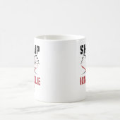 Die Knuckle-Boxbox muss aufgeschlossen oder geknac Kaffeetasse (Mittel)