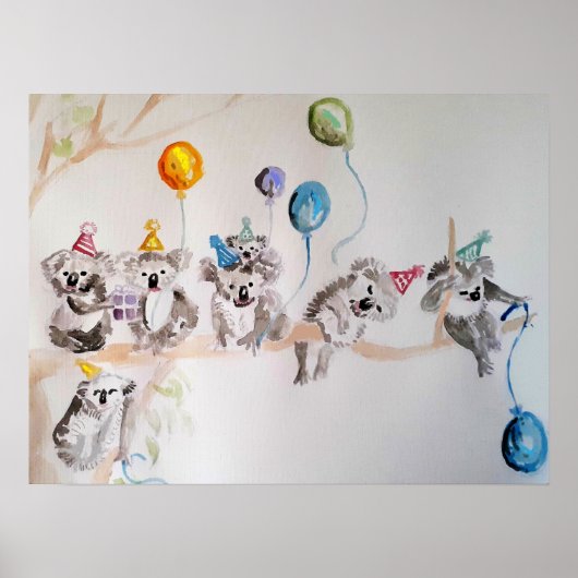 Die Koala Bears Geburtstagsparty Kinder Poster (Vorne)