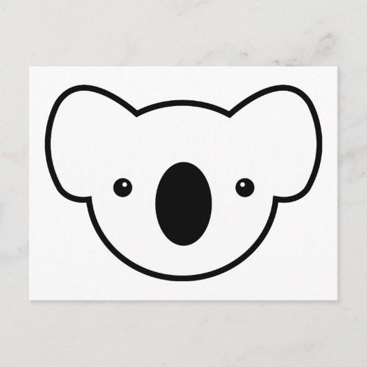 Die Koala Postkarte (Vorderseite)