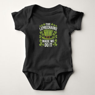 Die Kobolde haben mich dazu gebracht St. Patrick's Baby Strampler