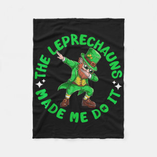 Die Kobolde haben mich dazu gebracht St. Patricks Fleecedecke