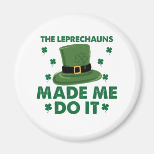 Die Kobolden haben mich zum St. Patricks Day gemac Magnet