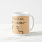 Die Kobra der Spitzen Kaffeetasse (VorderseiteRechts)