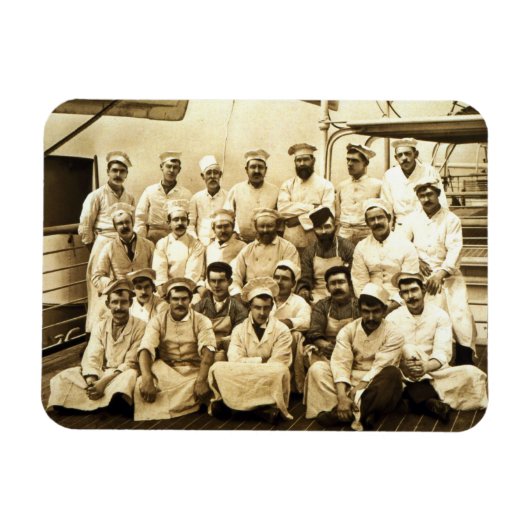 Die Köche des Schiffes an Bord der R.M.S. Teutonic Magnet (Horizontal)