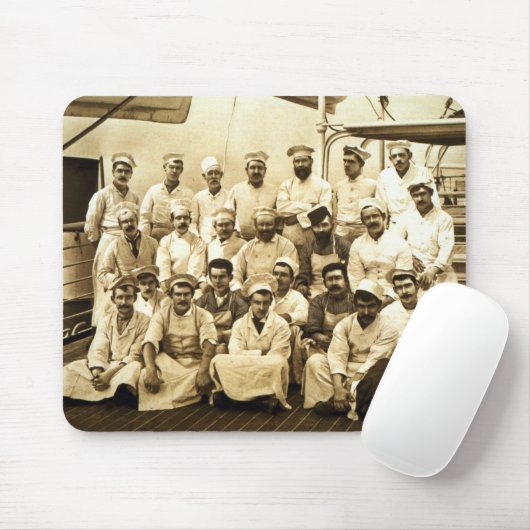 Die Köche des Schiffs an Bord R.M.S. Teutonic Mousepad (Mit Mouse)