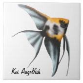 Die Koi Angelfish-Fliese Fliese (Vorderseite)
