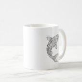 Die Koi-Klinge Kaffeetasse (VorderseiteRechts)