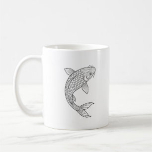 Die Koi-Klinge Kaffeetasse