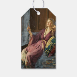 Die kokette Frau (von John Collier) Geschenkanhänger