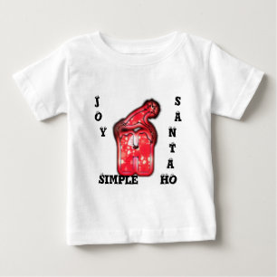 Die Kollektion Moderne Weihnachtsmannmütze. Baby T-shirt