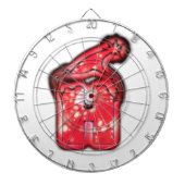 Die Kollektion Moderne Weihnachtsmannmütze. Dartscheibe (vorne)