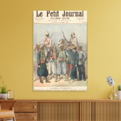 Die koloniale Armee Leinwanddruck (Insitu (Wohnzimmer))