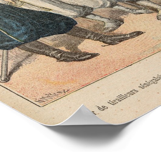 Die koloniale Armee Poster (Ecke)