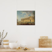 Die Kolonnade des Louvre um 1770 Poster (Küche)