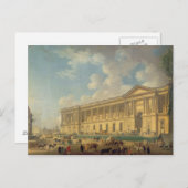 Die Kolonnade des Louvre um 1770 Postkarte (Vorne/Hinten)