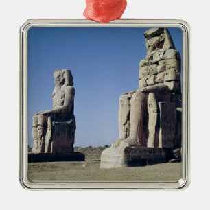 Die Kolosse von Memnon, Statuen von Amenhotep Silbernes Ornament