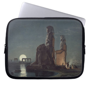 Die Kolosse von Memnon, Thebes, einer von 24 Laptopschutzhülle