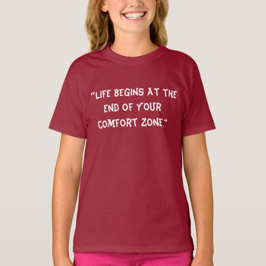 die Komfortzone T-Shirt (Vorderseite)