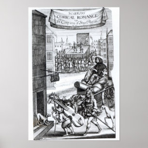 Die komische Romantik von Paul Scarron Poster