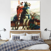 Die kommende Lancaster von Howard Pyle Leinwanddruck (Insitu (Schlafzimmer))