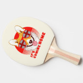 Die kommende Zuhause Corgi Tischtennis Schläger (Seitenansicht)
