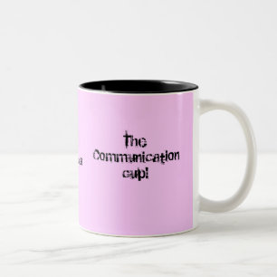 Die Kommunikationsschale! , Was die Angelegenheit Zweifarbige Tasse
