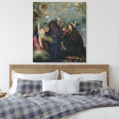 Die Kommunion der St. Rose von Viterbo (Die Jungfr Leinwanddruck (Insitu (Schlafzimmer))