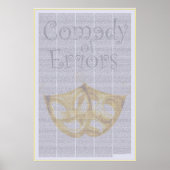 Die Komödie der Fehler von Shakespeare Poster (Vorne)