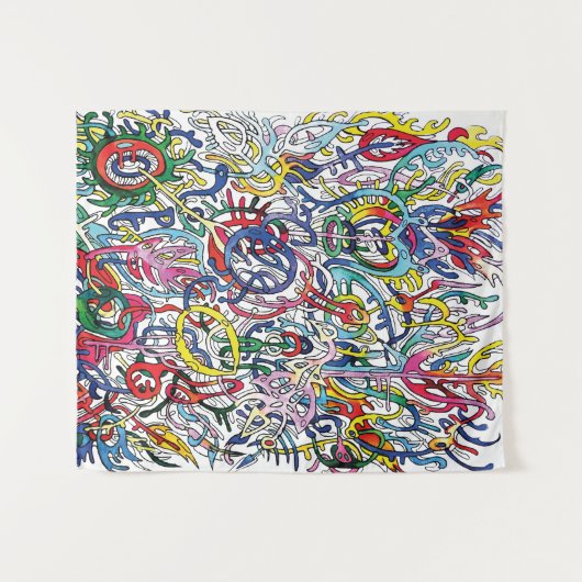 Die Komplexität. Wandteppich (Vorderseite (Horizontal))