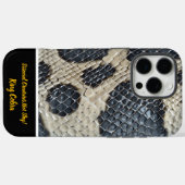 Die komplizierten Muster der Schlangenfelle Case-Mate iPhone Hülle (Rückseite (Horizontal))