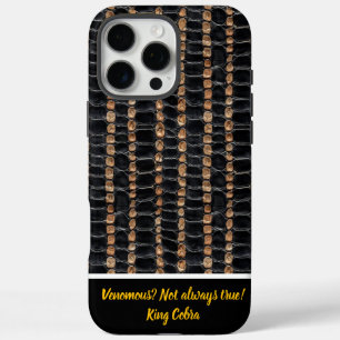 Die komplizierten Muster der Schlangenfelle iPhone 16 Pro Max Hülle