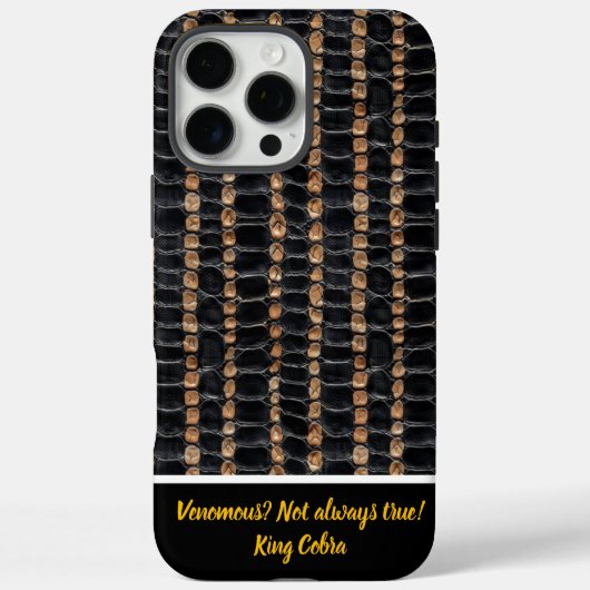 Die komplizierten Muster der Schlangenfelle Case-Mate iPhone Hülle (Rückseite)