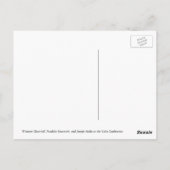 Die Konferenz von Jalta Postkarte (Rückseite)