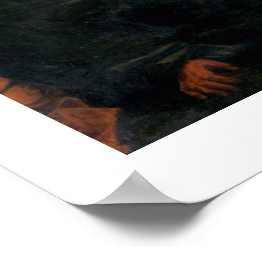 Die Konfiguration, c.1527-33 (Öl auf Tafel) Poster (Ecke)