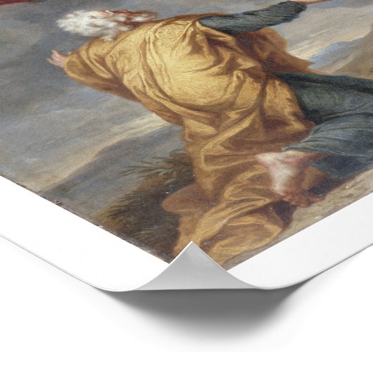 Die Konfiguration (Öl auf Kupfer) Poster (Ecke)