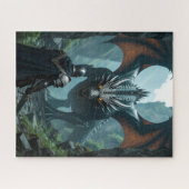 Die Konfrontation Ritter vs Drache Puzzle (Horizontal)