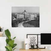 Die Kongressbibliothek Poster (Heimbüro)