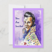 DIE KÖNIG INVITES FUN KARAOKE PARTY ~ EINLADUNG (Vorderseite)